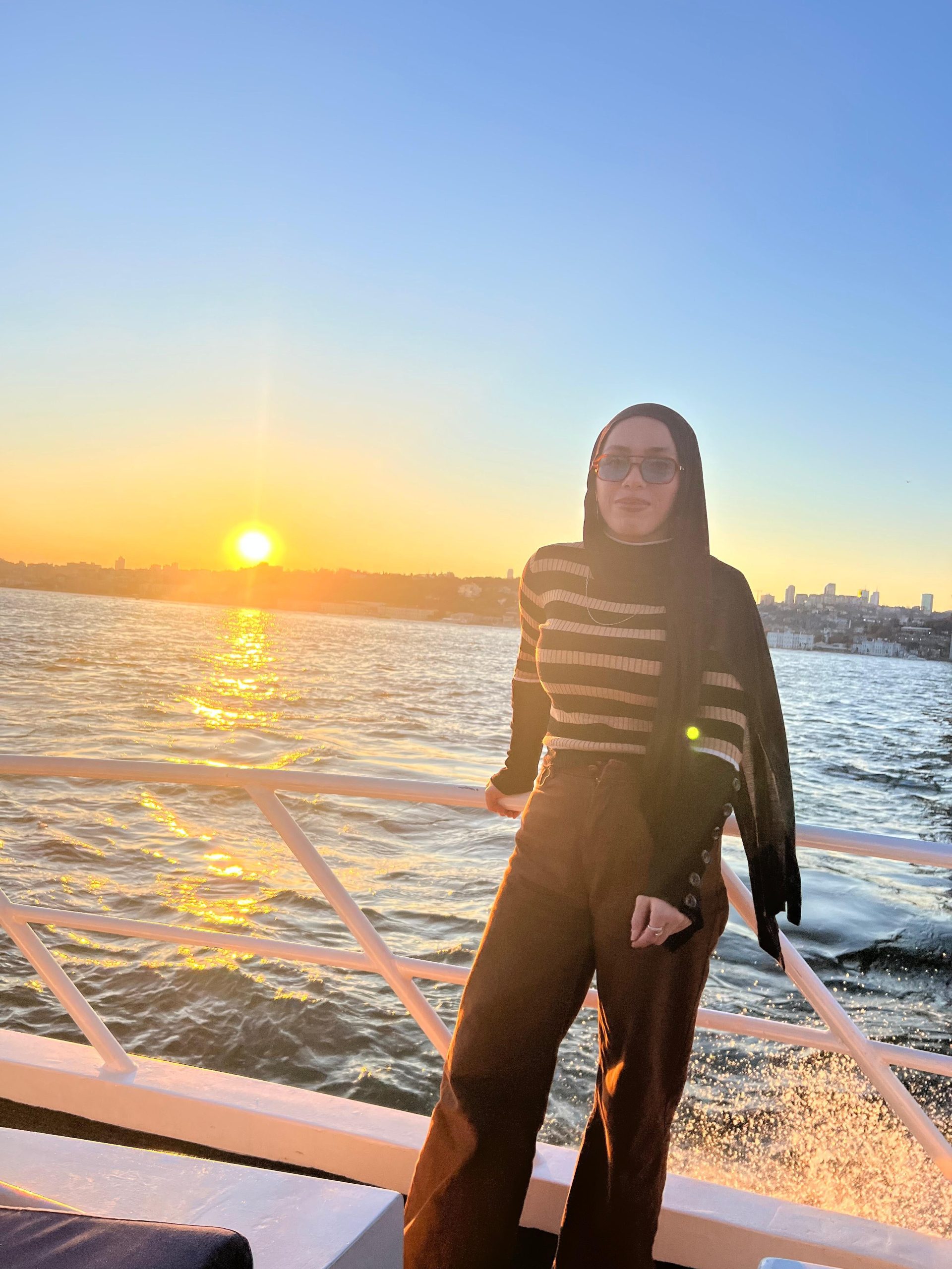 Bosphorus sunset tour view